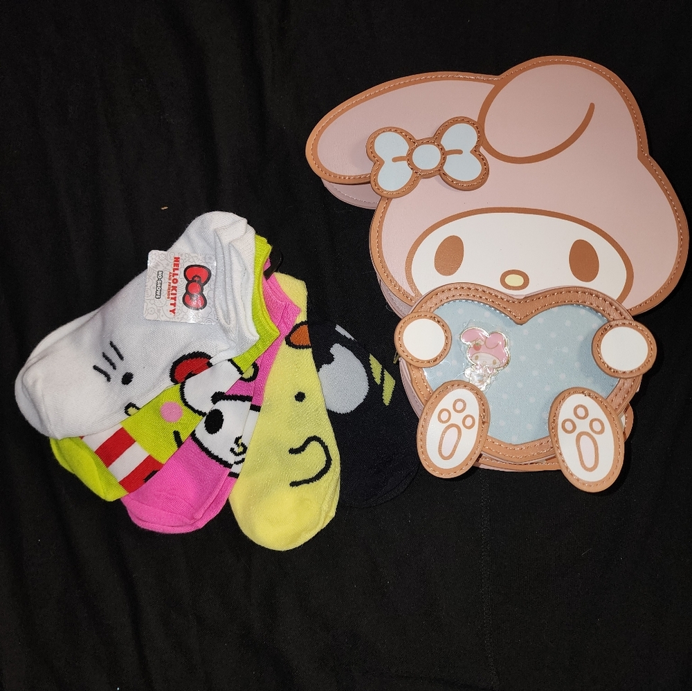 Bundle Sanrio My Melody  Crossbody Bag and socks